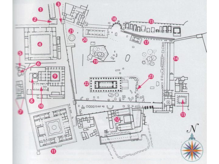 Святилище зевса в олимпии план